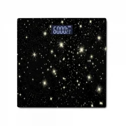 Rosberg 5R51650GST, электронные напольные весы до 180 кг, ЖК-дисплей, со звёздным дизайном.