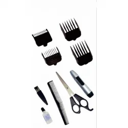 Машинка для стрижки волос с триммером для ушей и носа Rosberg 5R51810MNS, 10W, серебристая Rosberg Машинки для стрижки волос Красота и здоровье Здоровье и красота