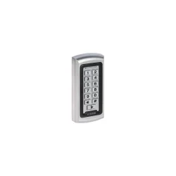 Karšu atbalsts: Unikāls EM 125kHz Prox-taustiņu nolasīšanas attālums: maks. 5 cm Autonomā darbība: Iebūvēta tastatūra: Durvju zvana poga: